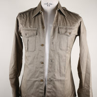 Camicia   Army  con ricamo Snoopy     - S  -