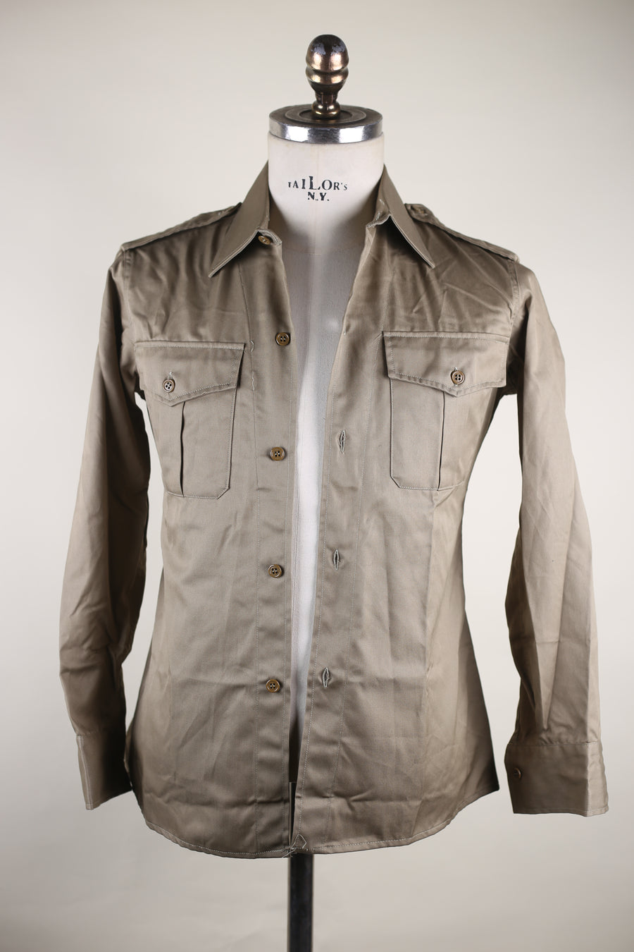 Camicia   Army  con ricamo Snoopy     - S  -