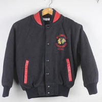 Varsity MADE IN USA BLACK HAWKS - S