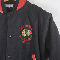 Varsity MADE IN USA BLACK HAWKS - S