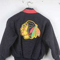 Varsity MADE IN USA BLACK HAWKS - S