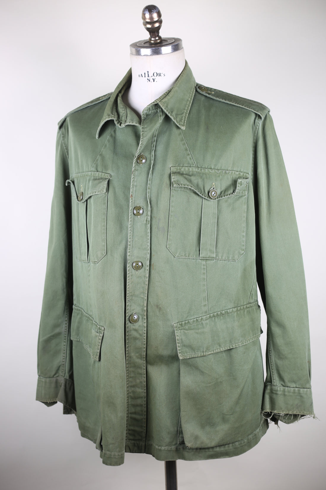 LIGHT VINTAGE 70'S SAHARIAN JACKET - L -