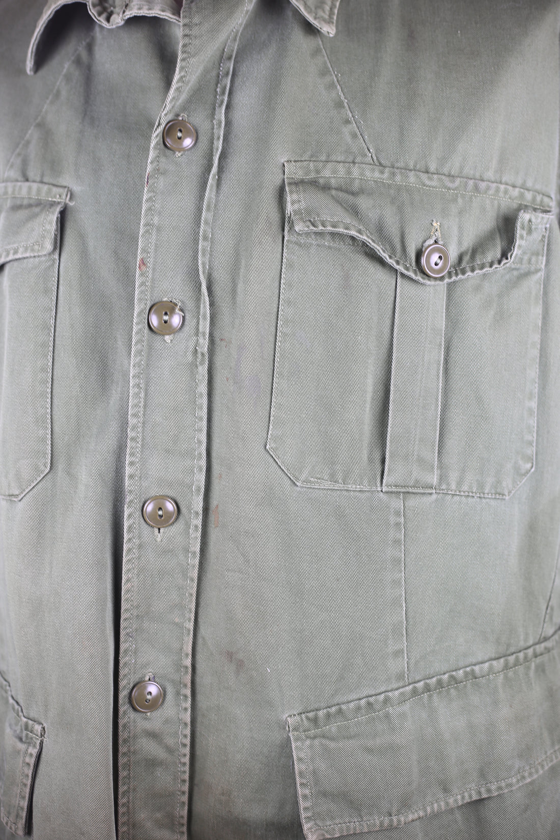 LIGHT VINTAGE 70'S SAHARIAN JACKET - L -