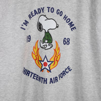 Felpa raglan mezza manica SNOOPY 68 AIR FORCE