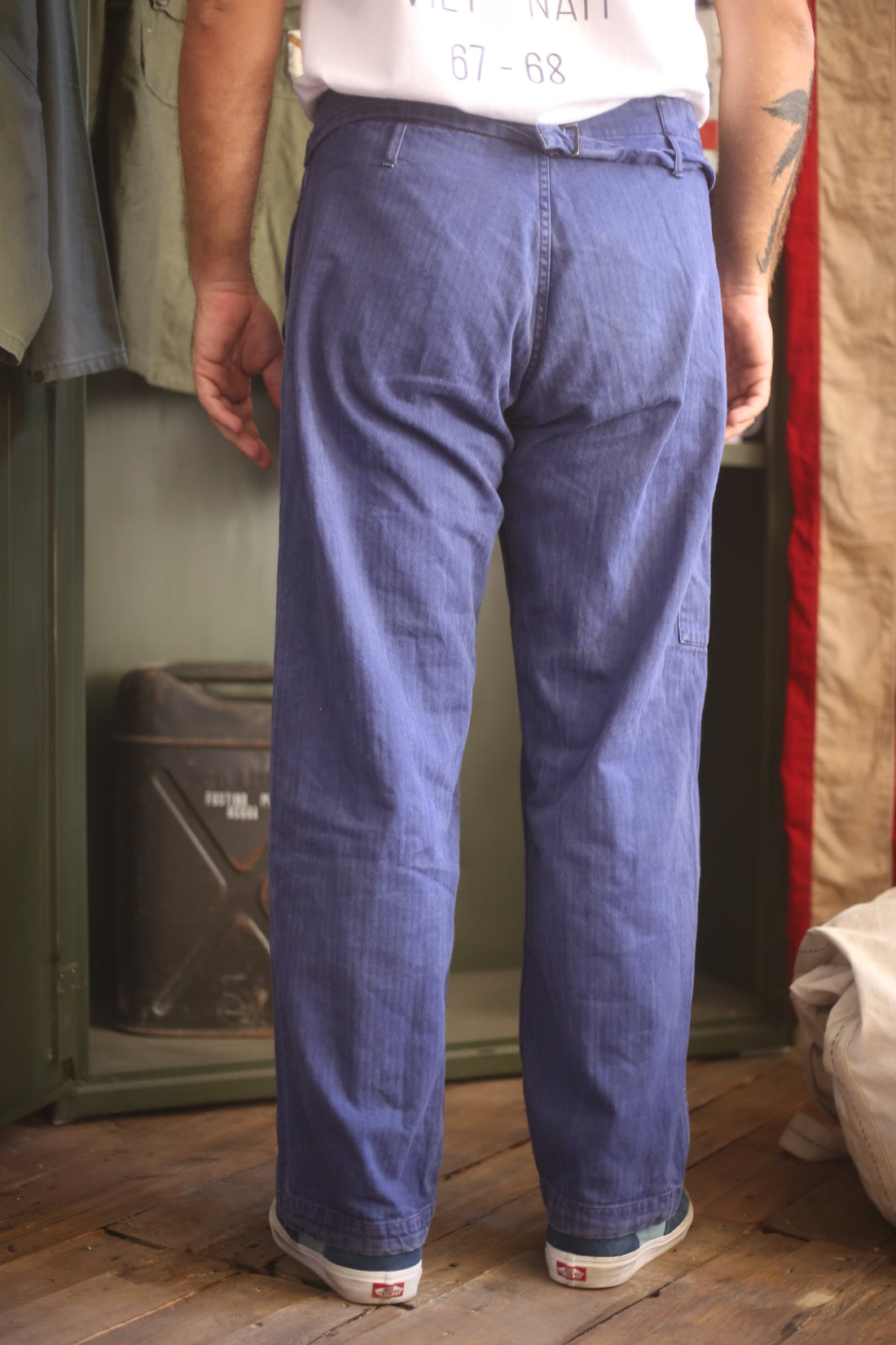 VINTAGE HBT WORK PANT GERMANY W34 48/50it
