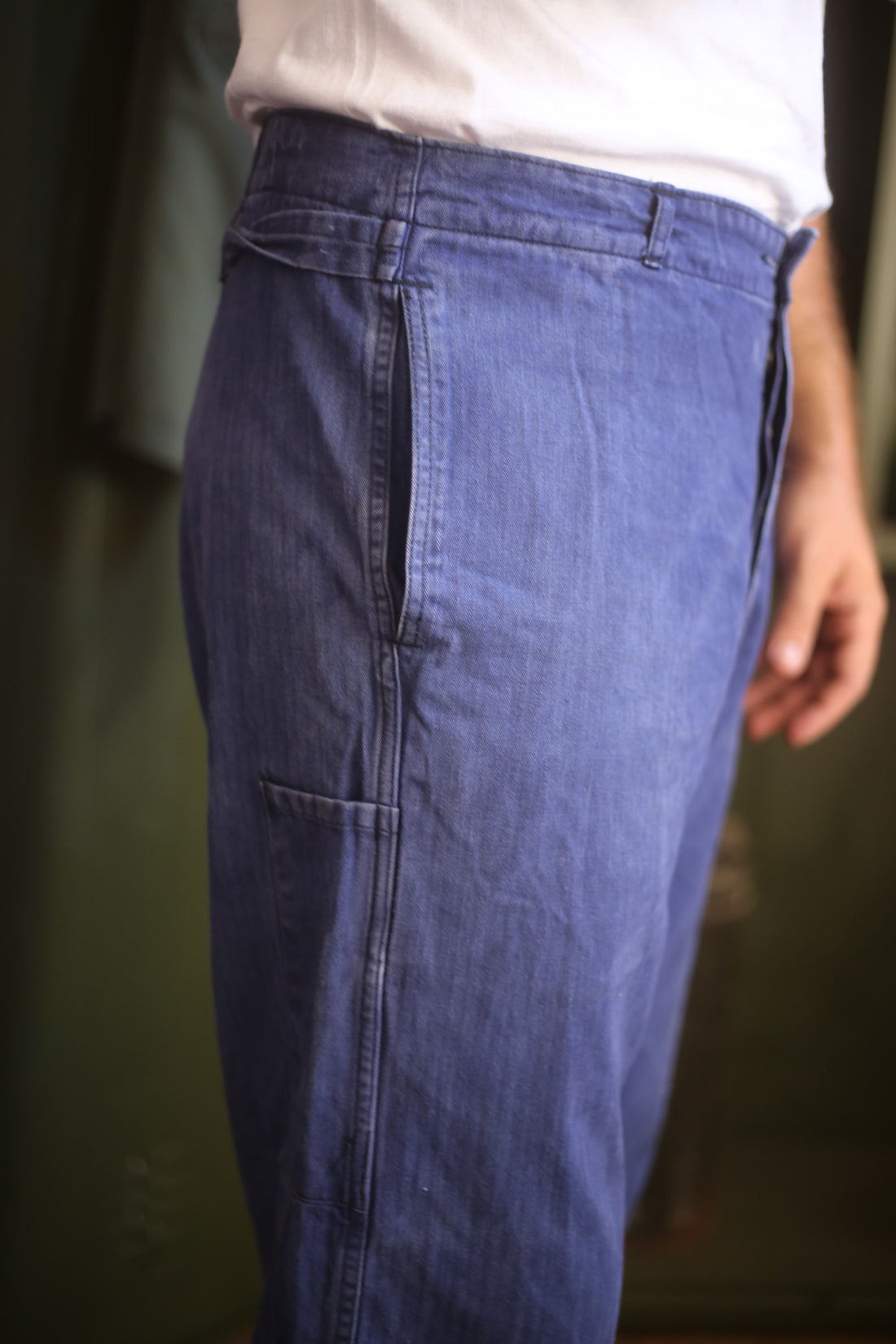 VINTAGE HBT WORK PANT GERMANY W34 48/50it