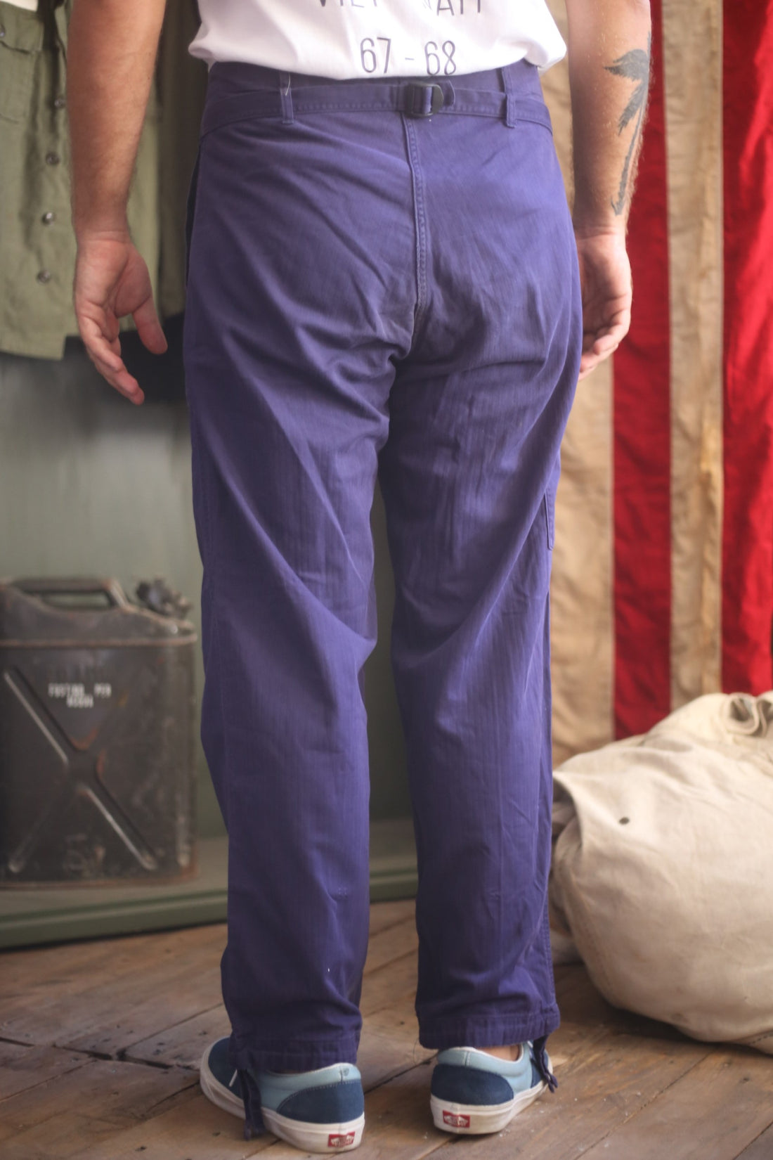 VINTAGE HBT WORK PANT GERMANY W34 48/50IT
