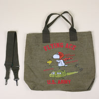 Tote  bag Army Snoopy