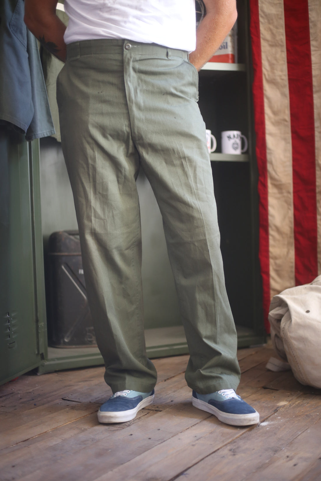 CHINO US ARMY FATIGUE 0G 507  1980s