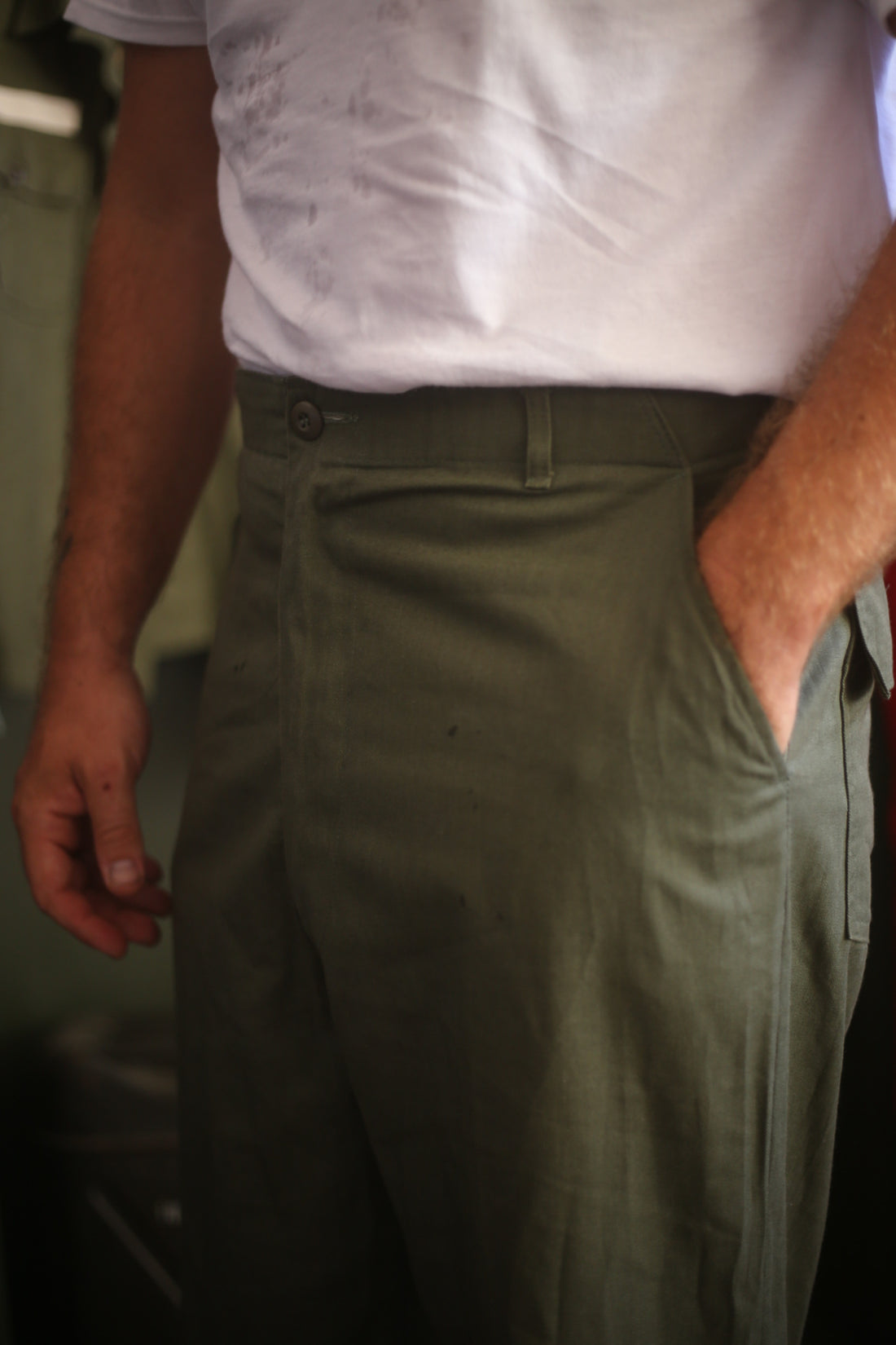CHINO US ARMY FATIGUE 0G 507  1980s