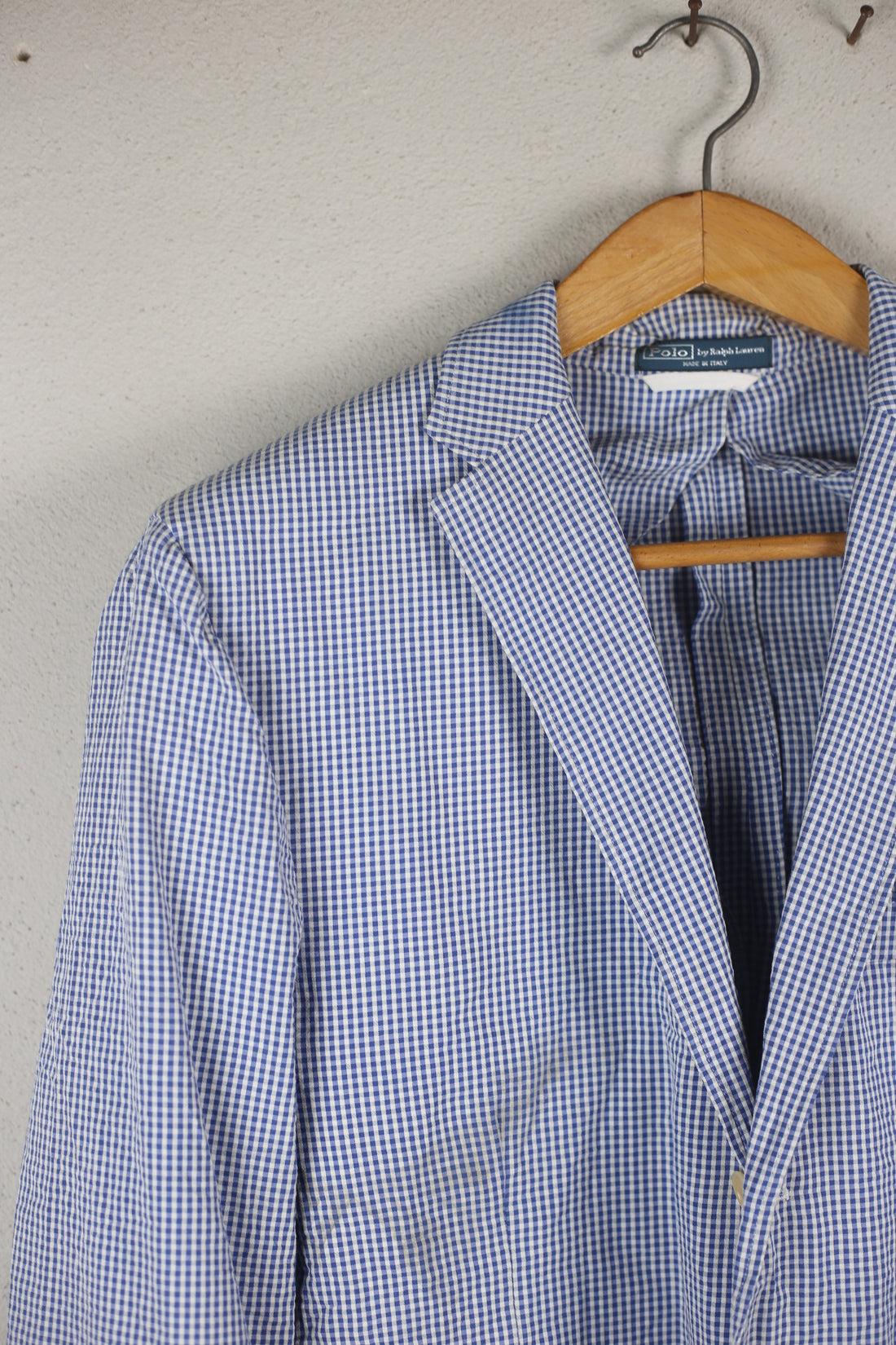 Single-breasted seersucker jacket RL - M/L -