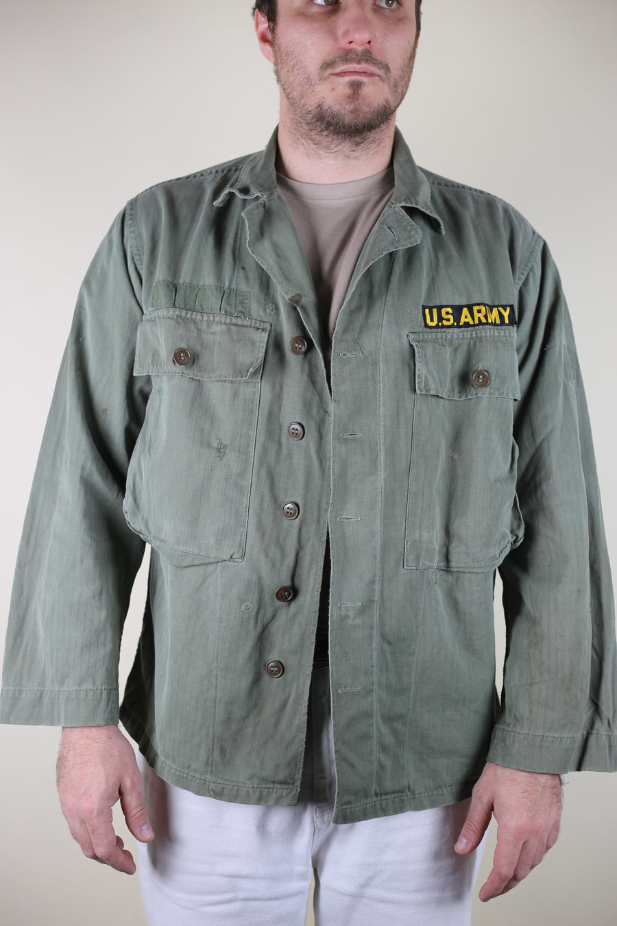 Shirt hbt WW2 US ARMY 1950 - L -