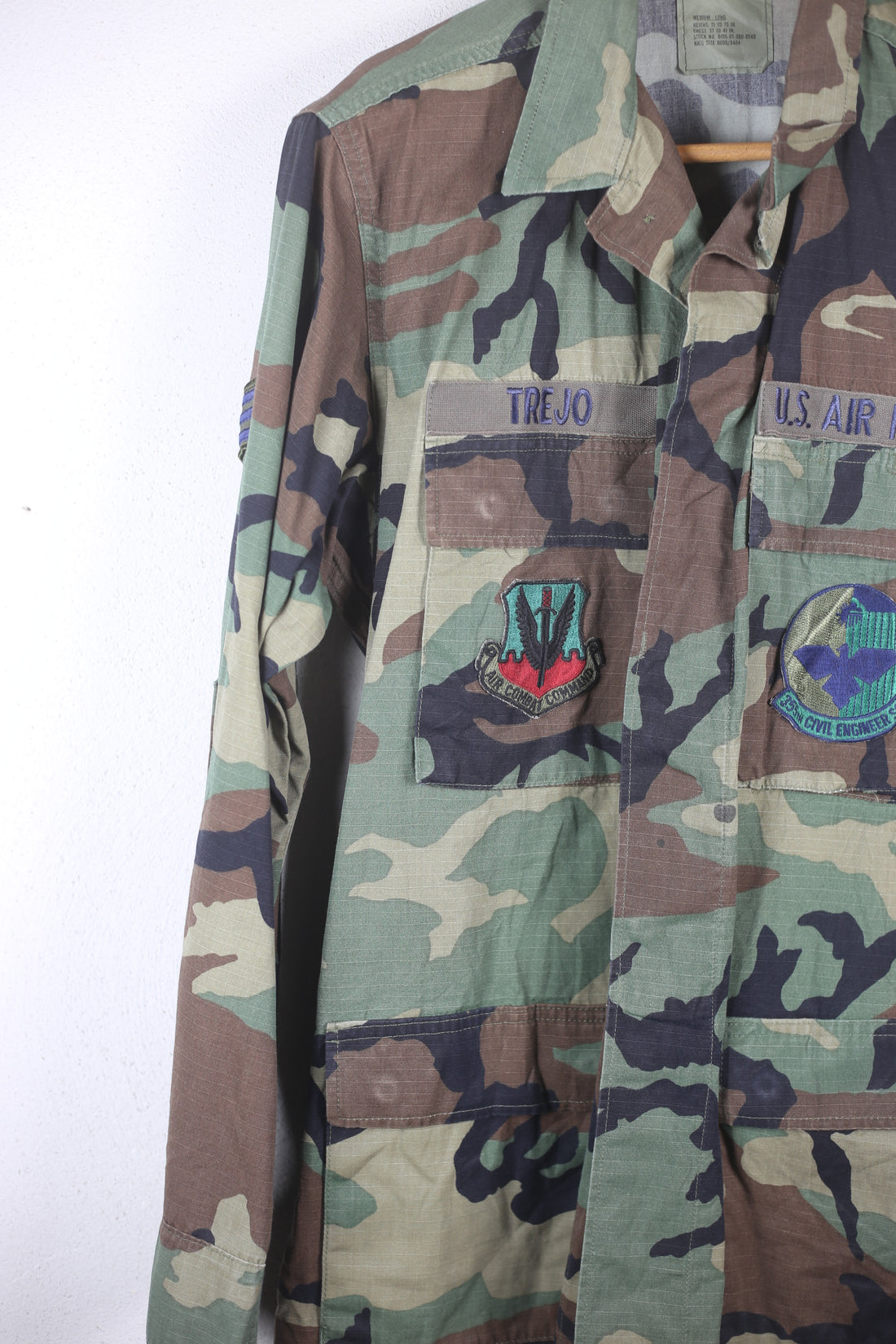 Giacca BDU camouflage woodland Us Air force    -  L - (Medium Long)