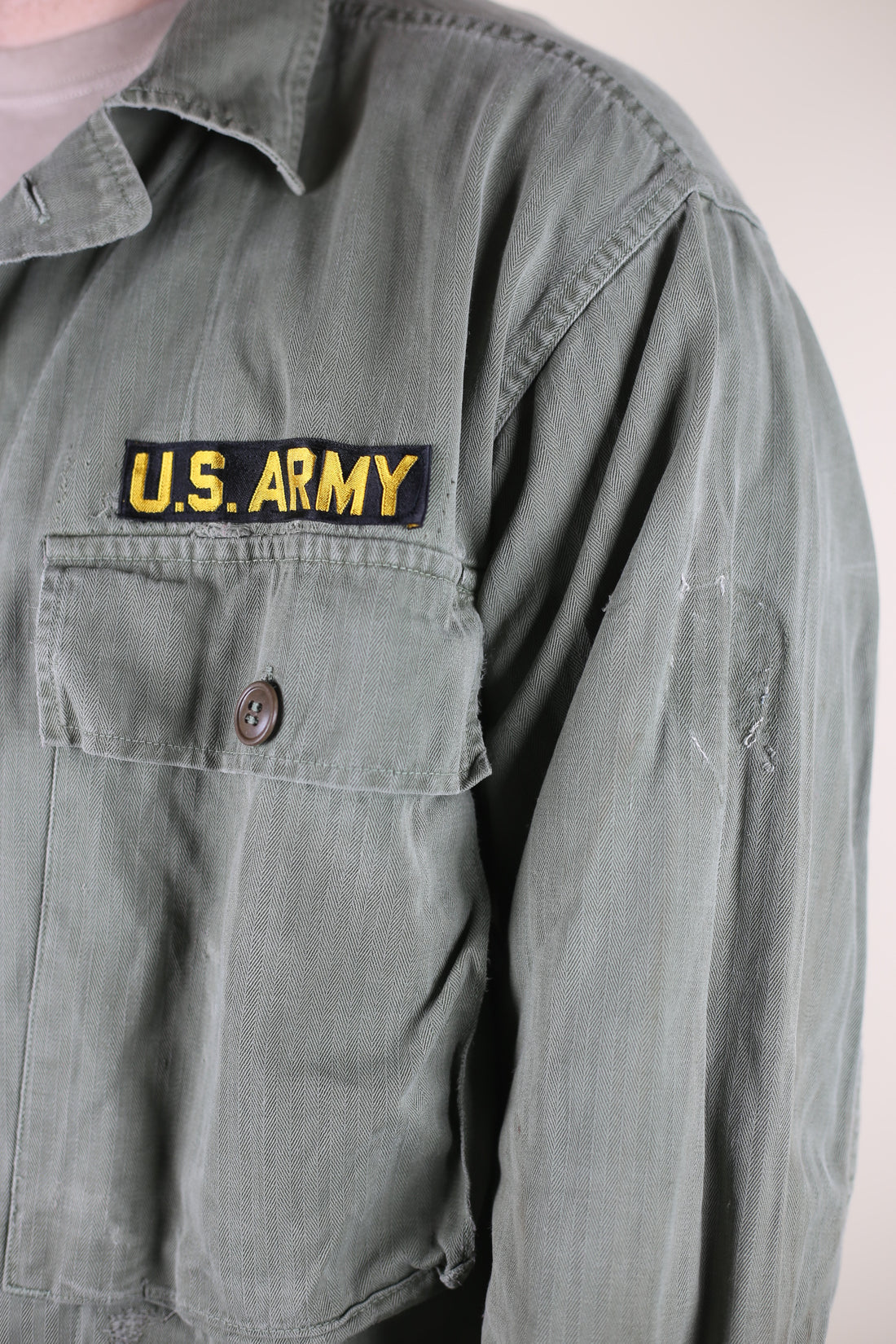 Shirt hbt WW2 US ARMY 1950 -  L -