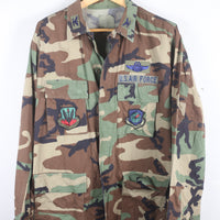 US Air Force woodland camouflage BDU jacket - XL - (LARGE LONG)