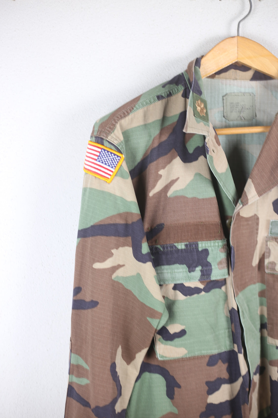 US ARMY BDU woodland camouflage jacket - XL - (LARGE LONG)