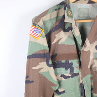 US ARMY BDU woodland camouflage jacket - XL - (LARGE LONG)