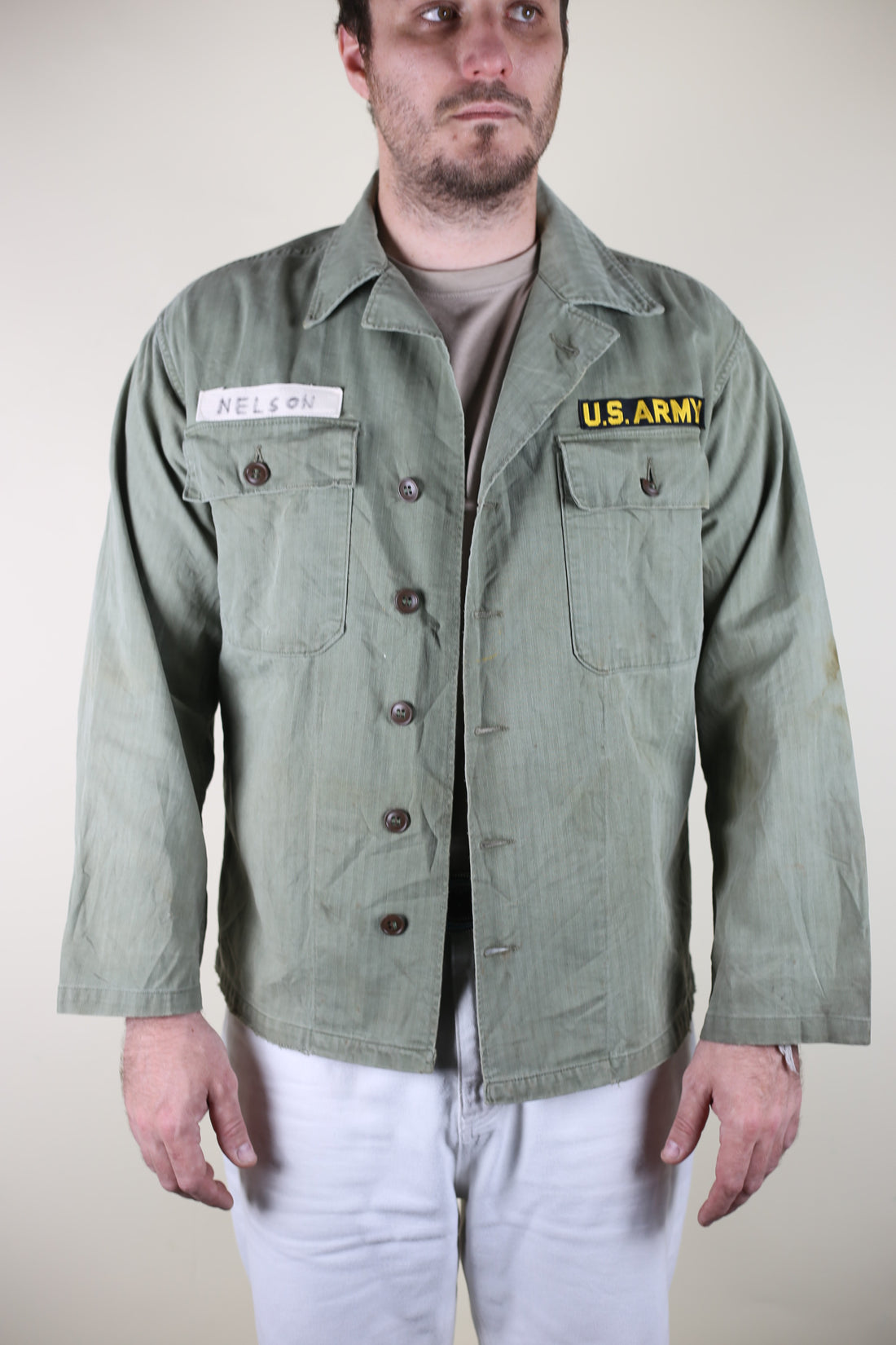 Shirt hbt   US ARMY 1950 -  M/L -