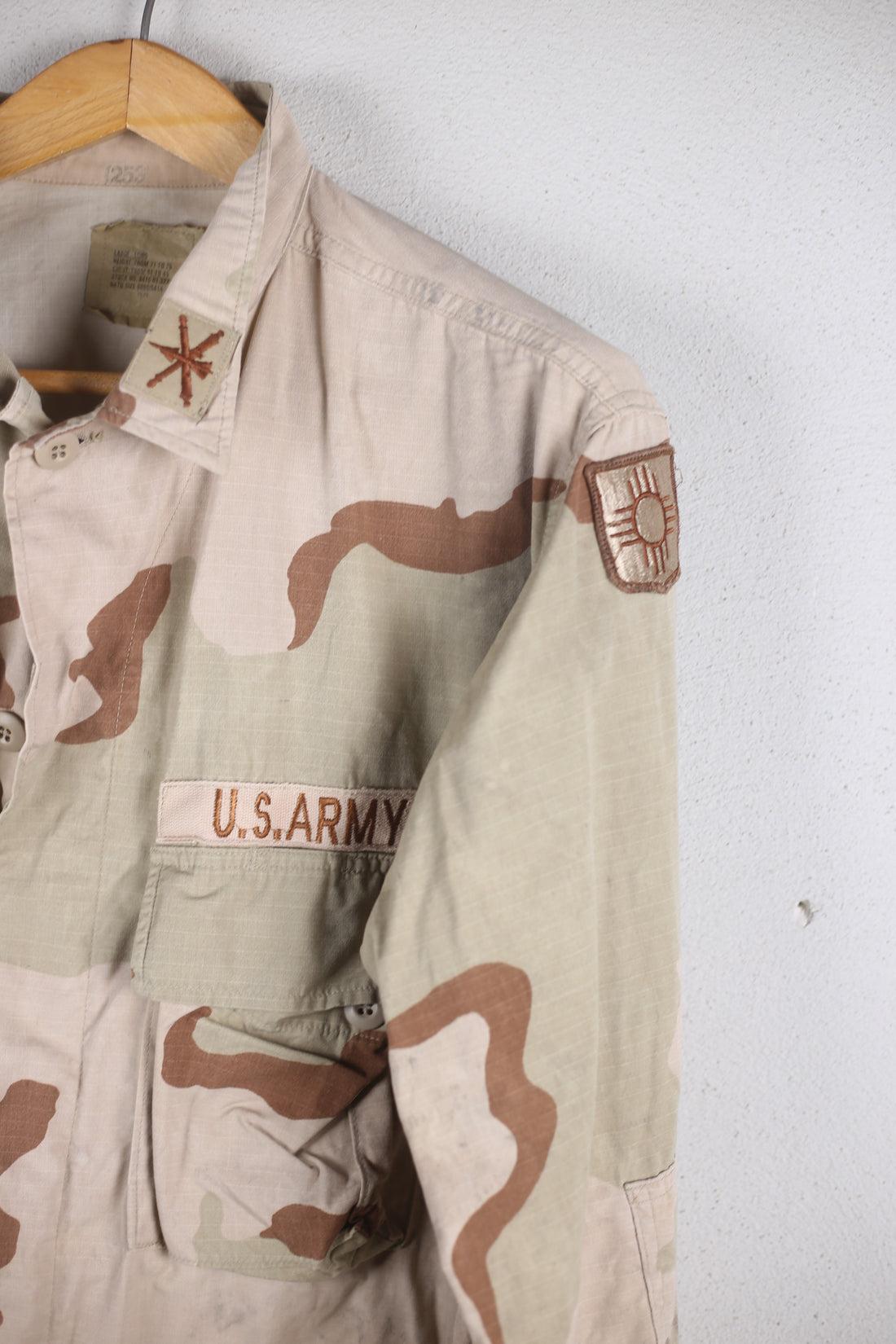 GIACCA DESERT  WOODLAND  Us ARMY   -   XL - (LARGE LONG  )