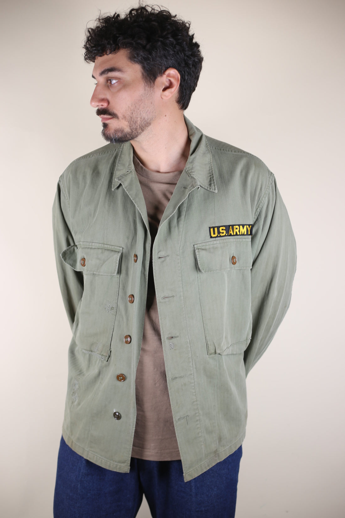 Shirt hbt   US ARMY 1940 -  XL  -