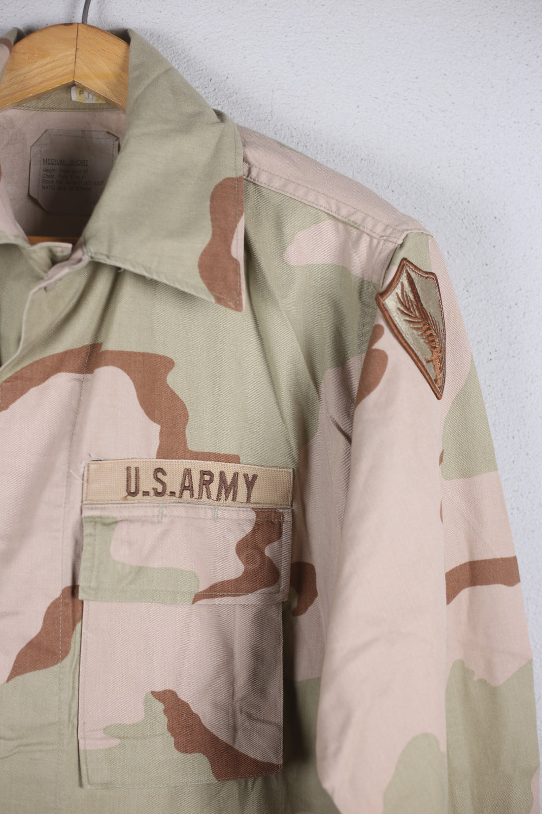 GIACCA DESERT  WOODLAND  Us ARMY   -    L - (MEDIUM SHORT  )
