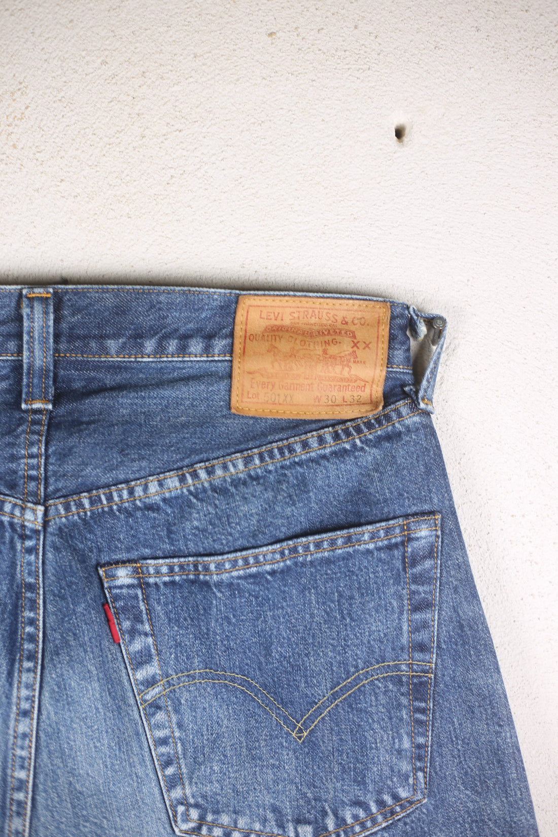 Levis 501 big E selvedge     - W30 - 44 it -