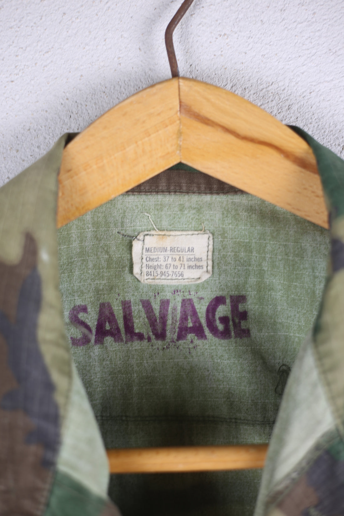 ERDL JUNGLE JACKET USMC 1960s  - L - (MEDIUM REGULAR)