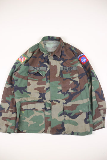 BDU WOODLAND Us ARMY camouflage jacket - L - (CUSTOMIZABLE)