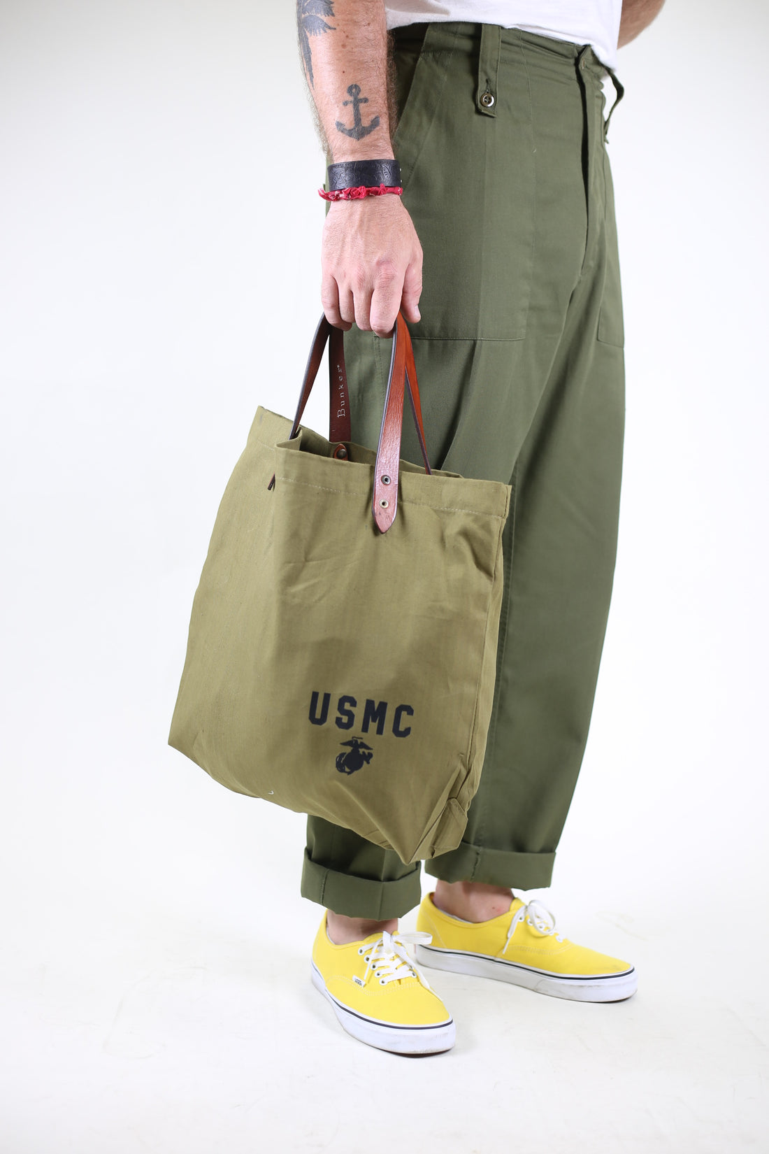 Tote Bag in HBT wwii
