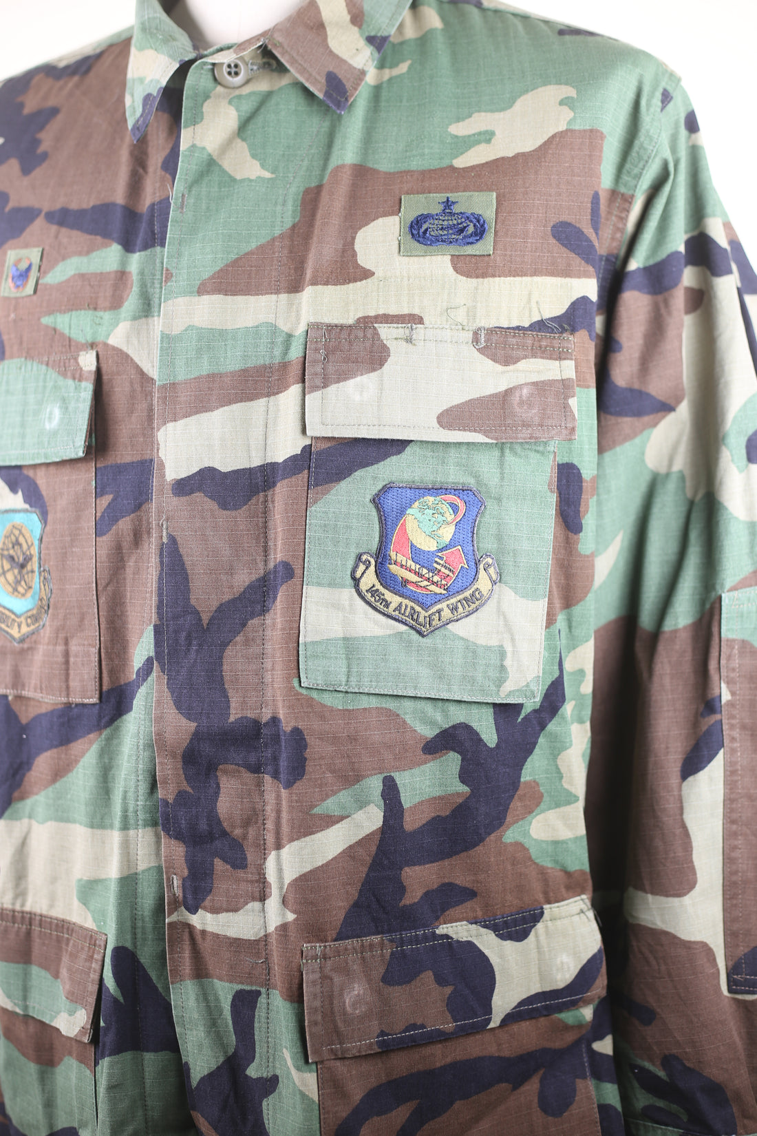 Woodland US Air Force BDU Jacket - Large - (Customizable)