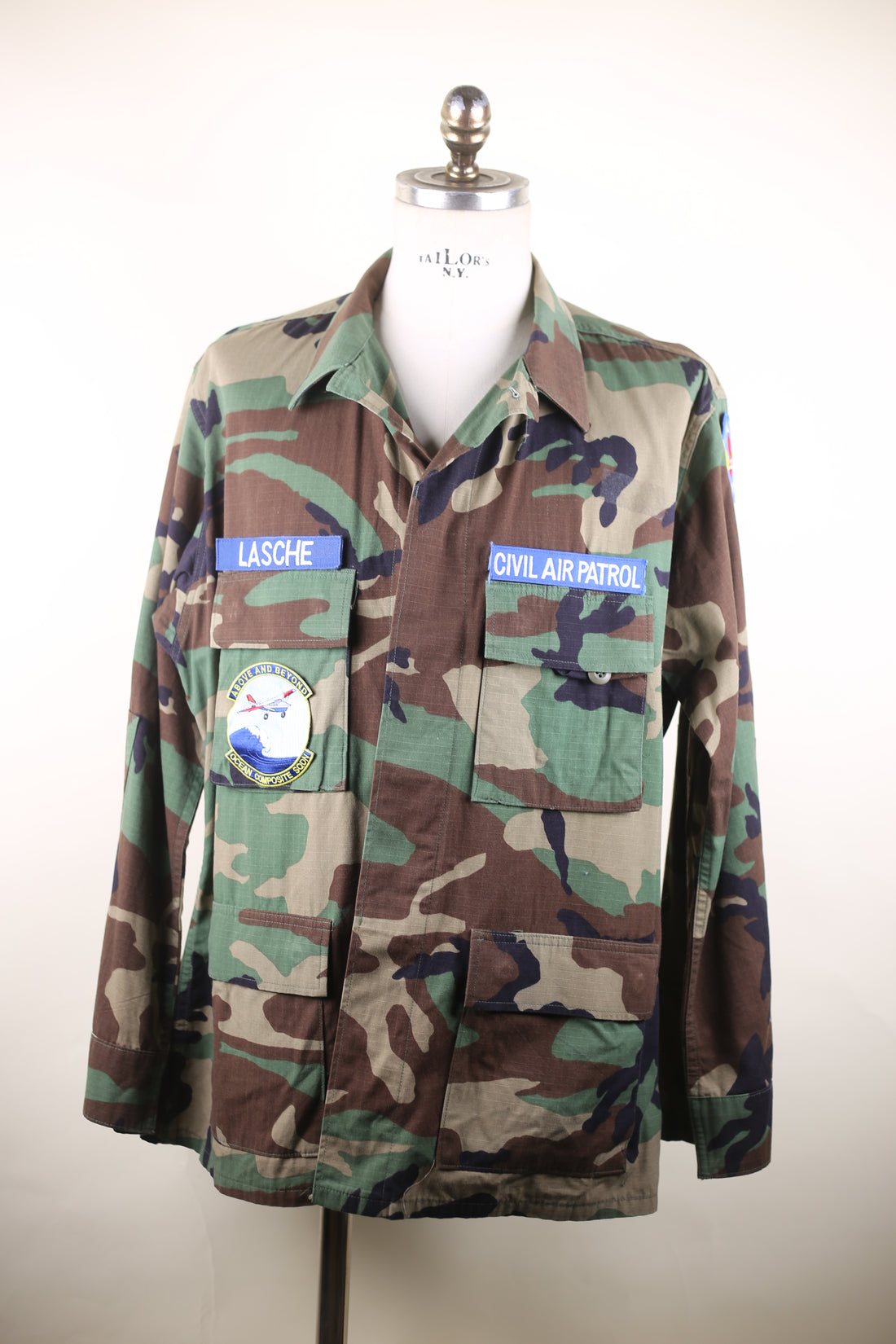 CIVIL AIR PATROL XL BDU Camouflage Jacket - (Customizable)