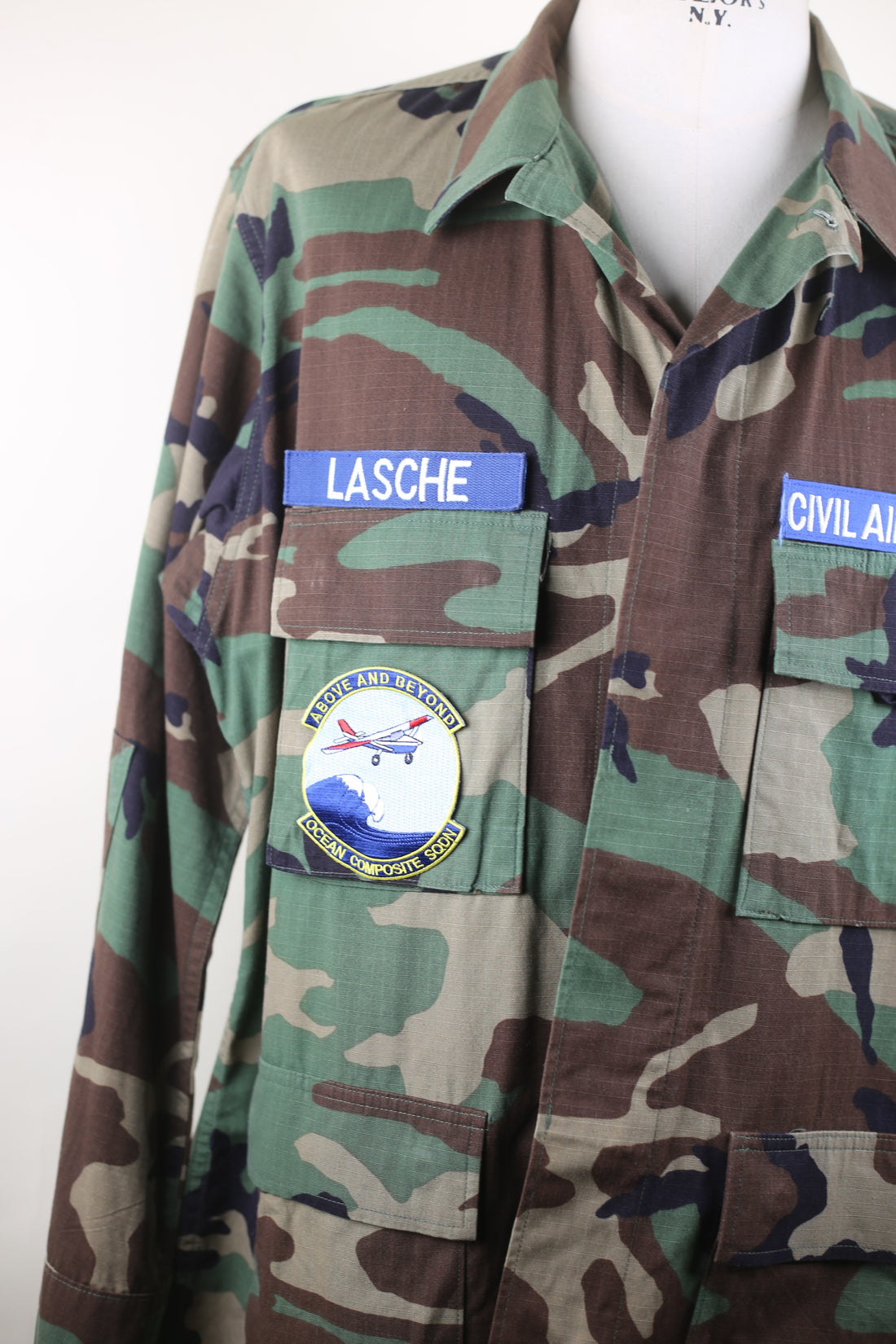 CIVIL AIR PATROL XL BDU Camouflage Jacket - (Customizable)