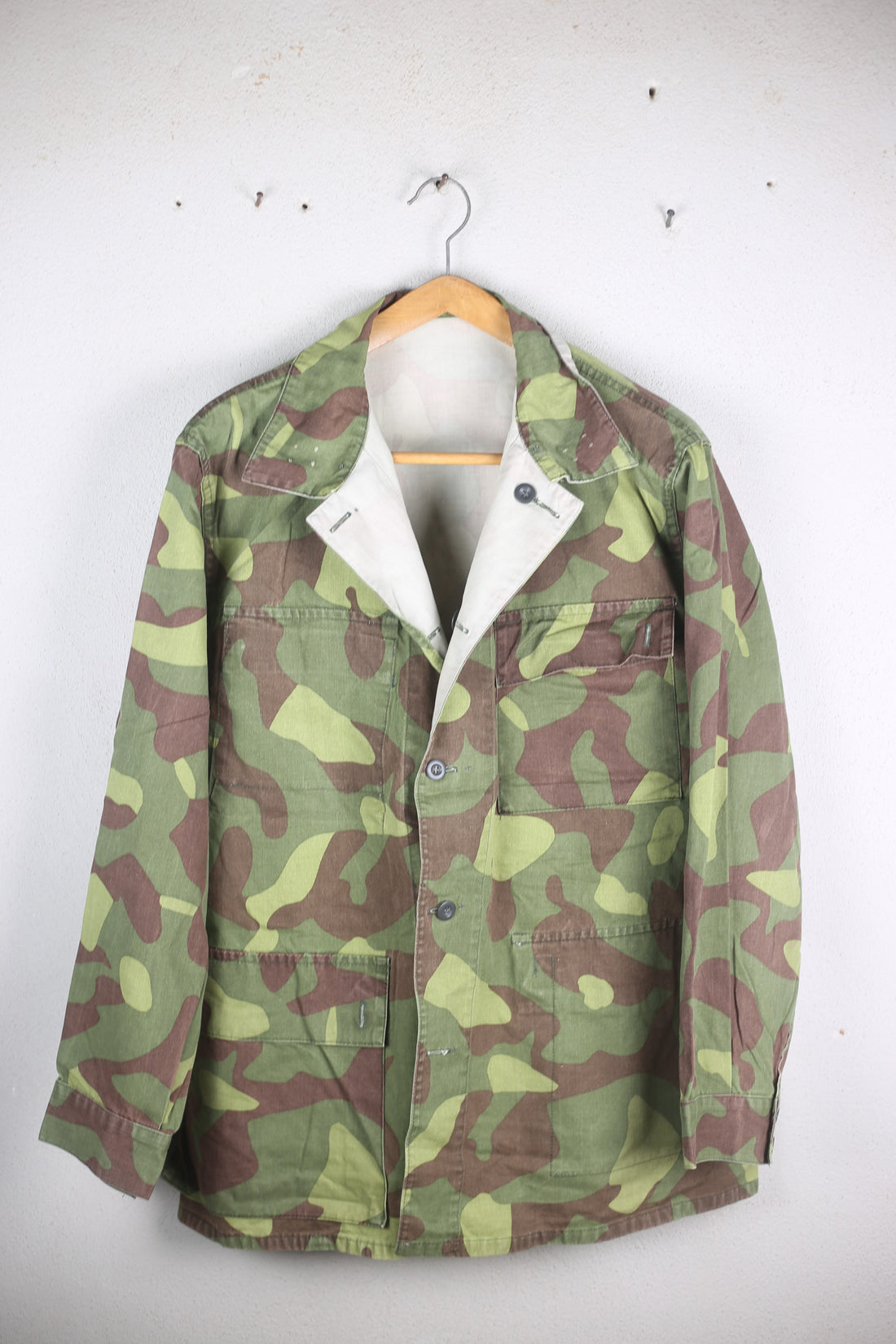 Giacca militare finlandese reversibile  -  L/XL -