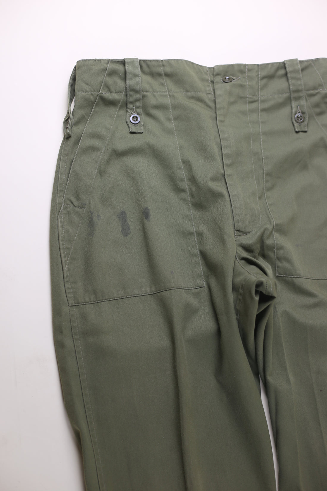 FATIGUE OLIVE GREEN BRITISH ARMY - W33 -