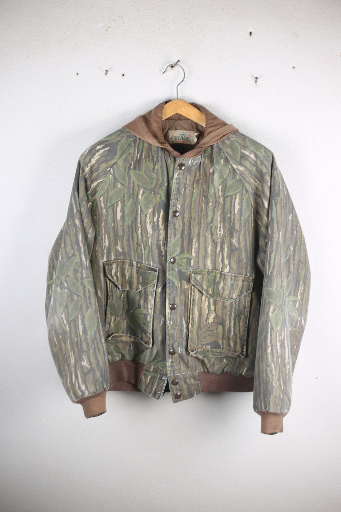 GIACCA RED HEAD MADE IN USA DA  CACCIA  realtree   - L -