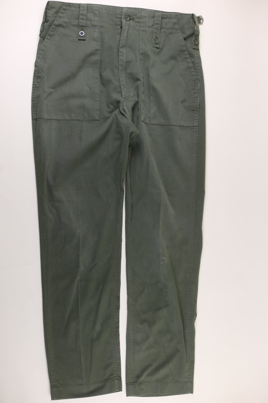 FATIGUE OLIVE GREEN BRITISH ARMY - W34 -