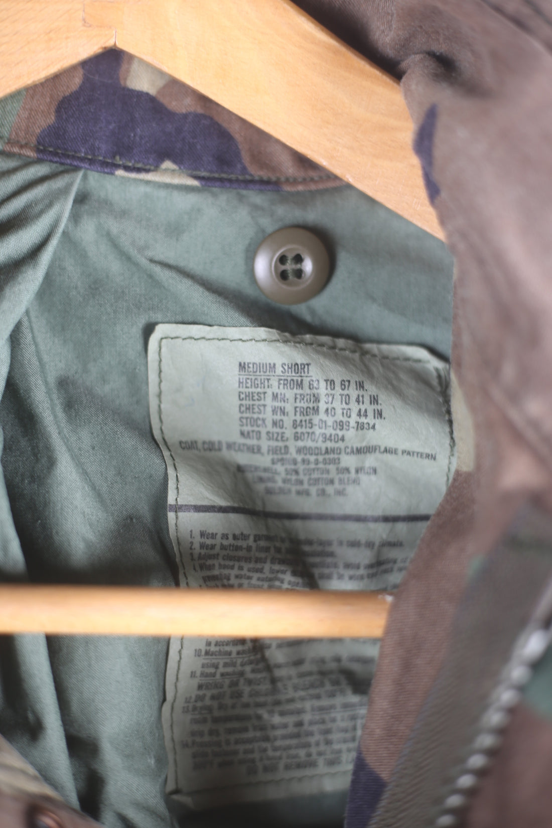 Field Jacket M-65 Us Army    - L - (MEDIUM SHORT)