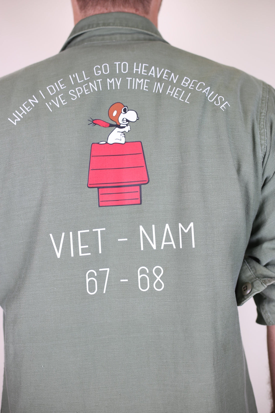 Og 108 US Army Korea era 1950s wool shirt &lt; S - M - L &gt;