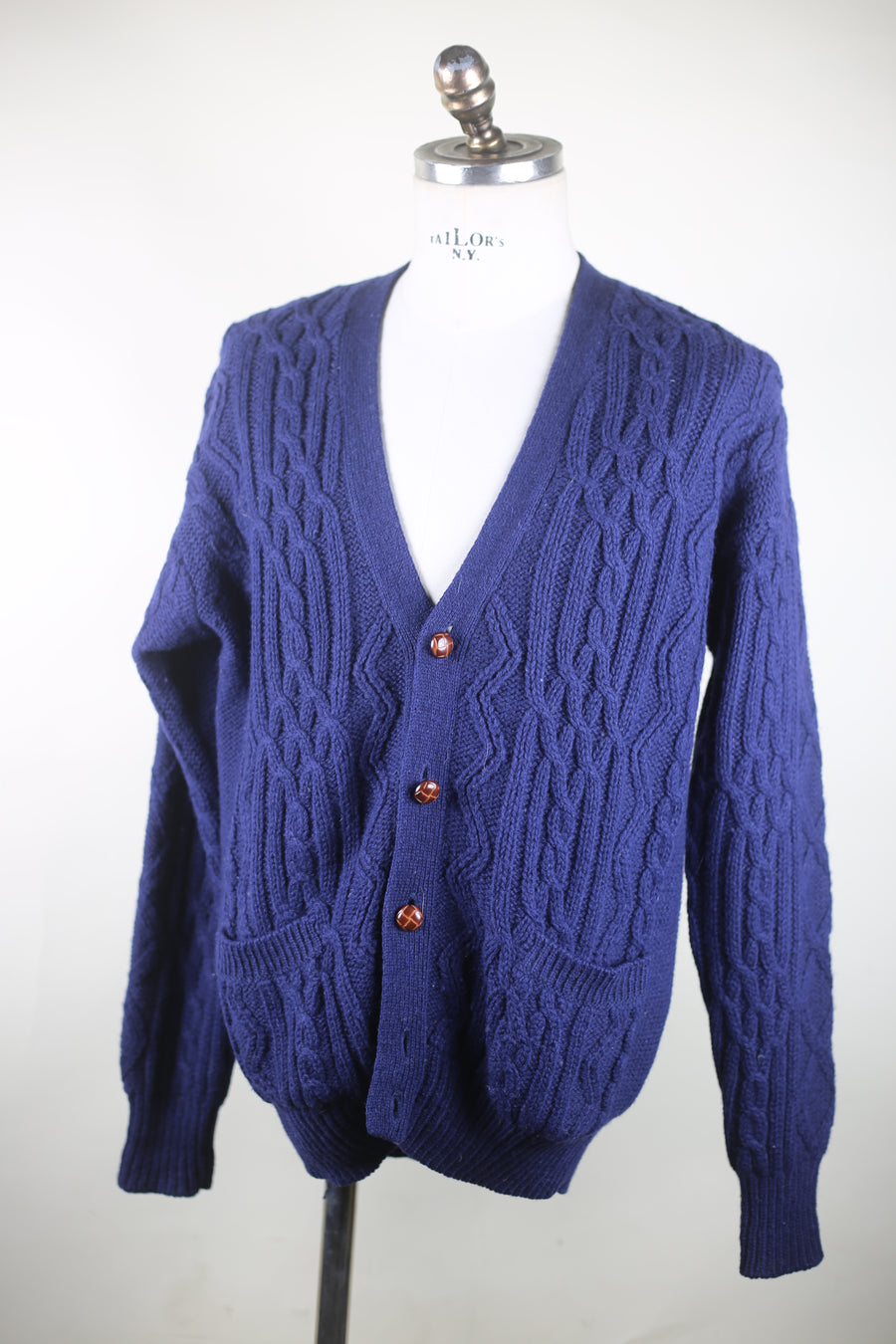 CARDIGAN TRECCIA -M-