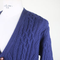 CARDIGAN TRECCIA -M-