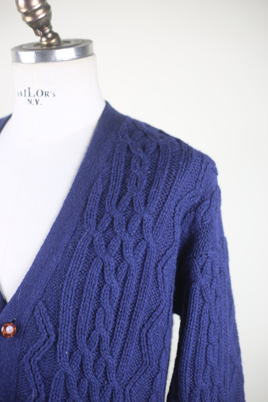CARDIGAN TRECCIA -M-