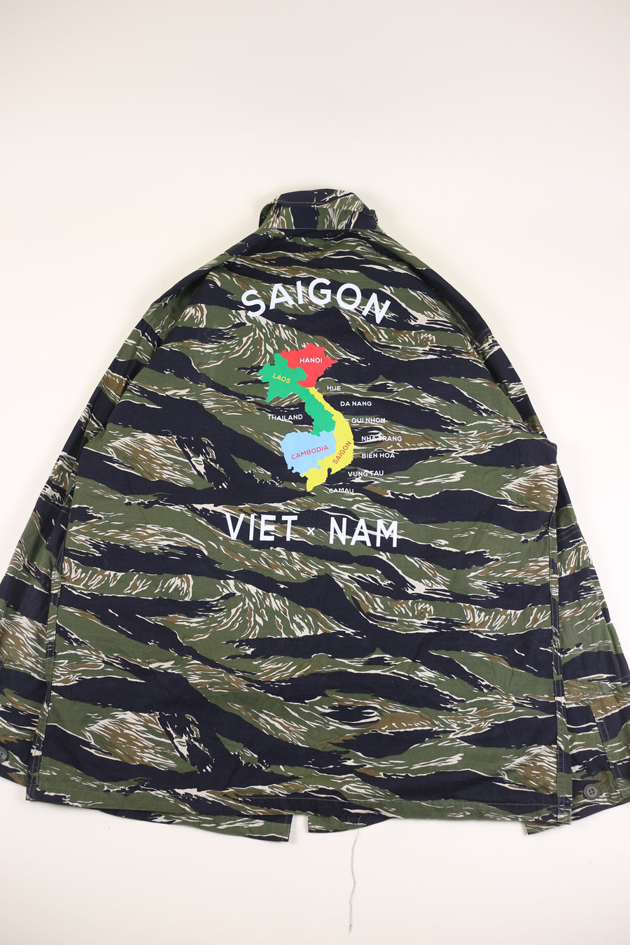 SAIGON tiger stripe camo jacket - L -