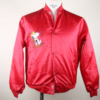 VINTAGE NYLON JACKET MADE IN USA CON RICAMO SNOOPY  - S -