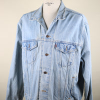 LEVIS DENIM JACKET - L - MICKEY MOUSE 