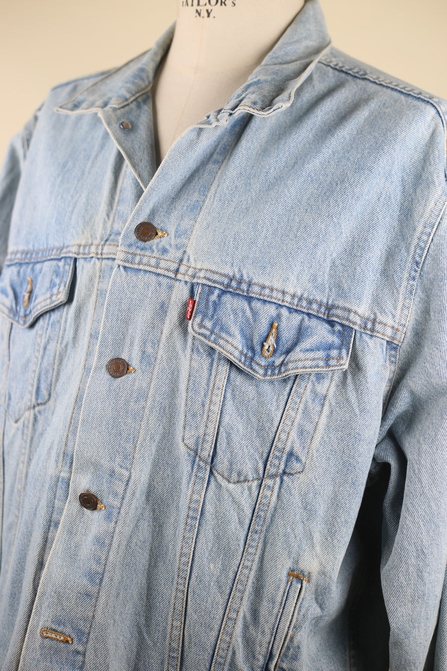 LEVIS DENIM JACKET - L - MICKEY MOUSE 