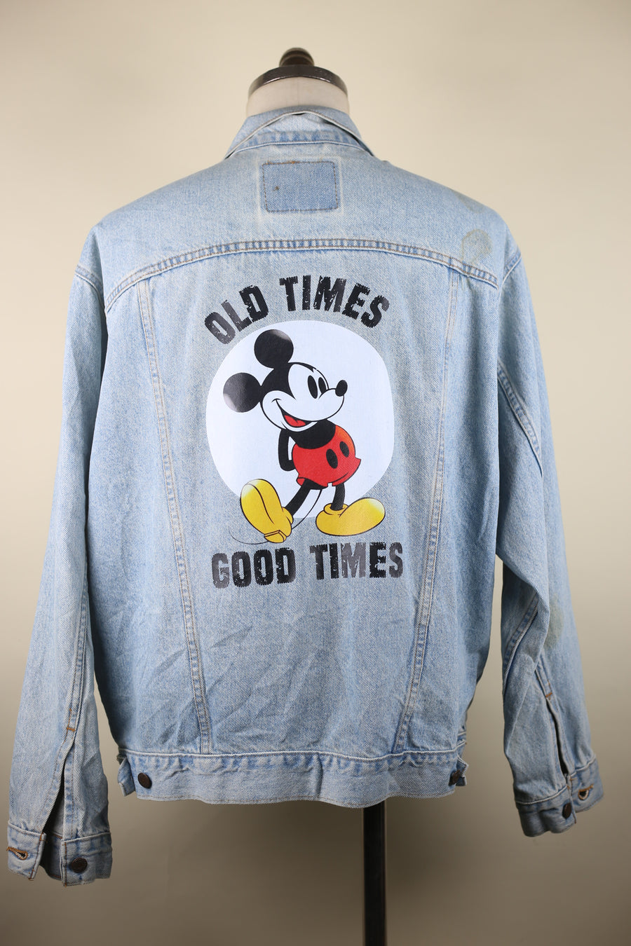 LEVIS DENIM JACKET - L - MICKEY MOUSE 