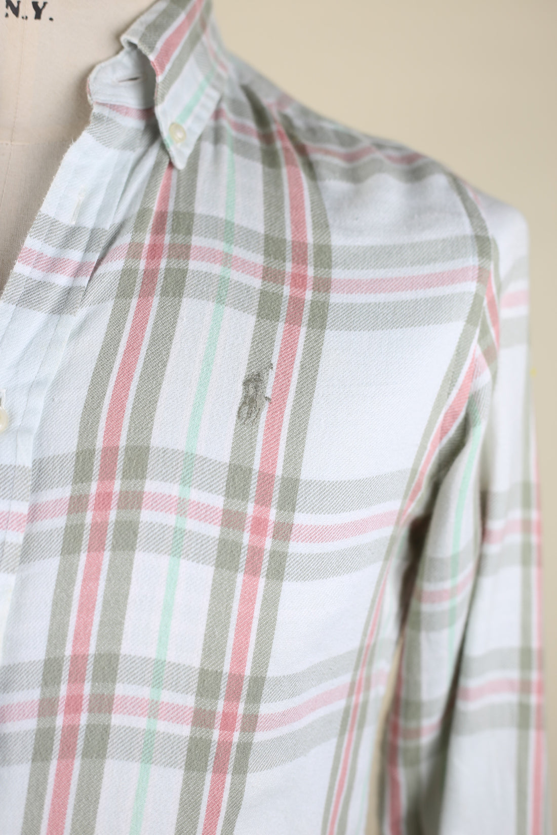 WOMEN'S RL BUTTON-DOWN SHIRT - S -