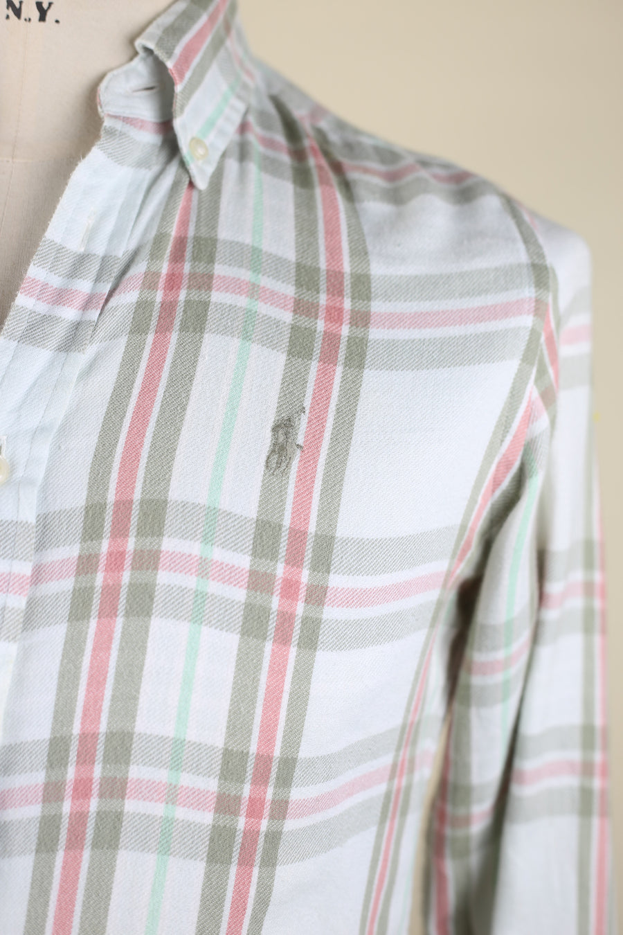 WOMEN'S RL BUTTON-DOWN SHIRT - S -