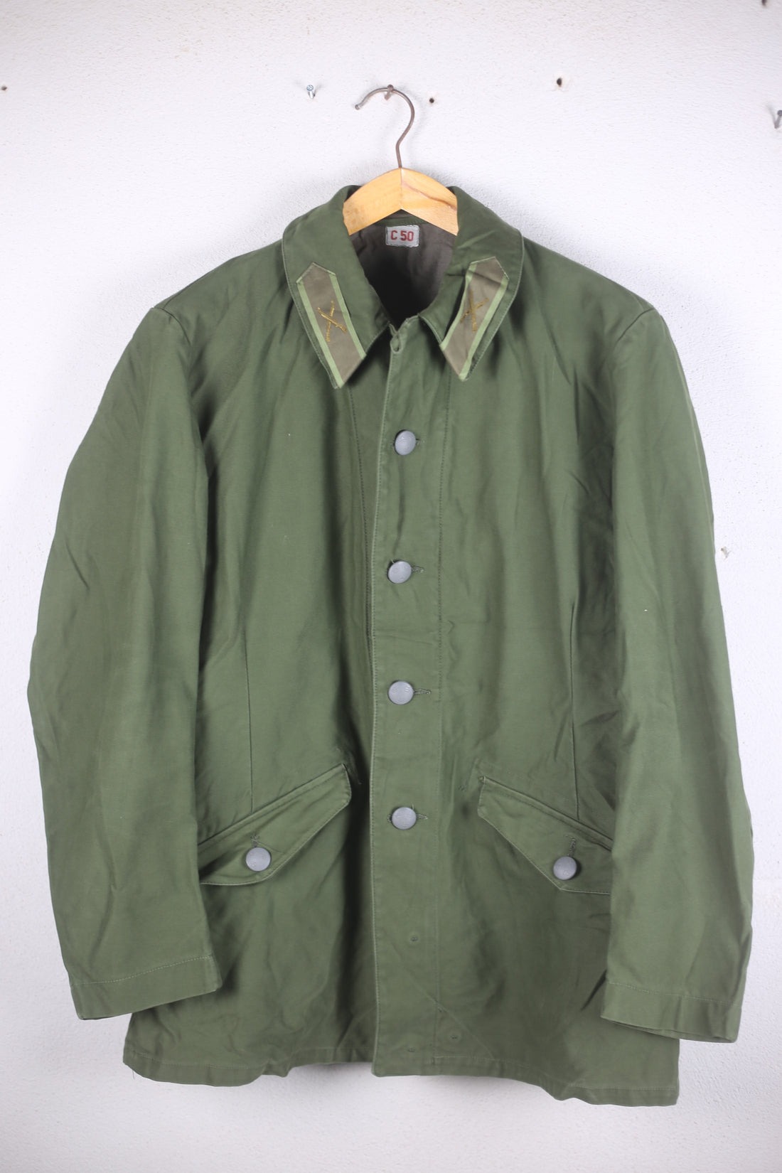 SWEDISH Army Field Jacket - L -