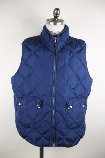 DOWN VEST  WOOL RICH  - L -